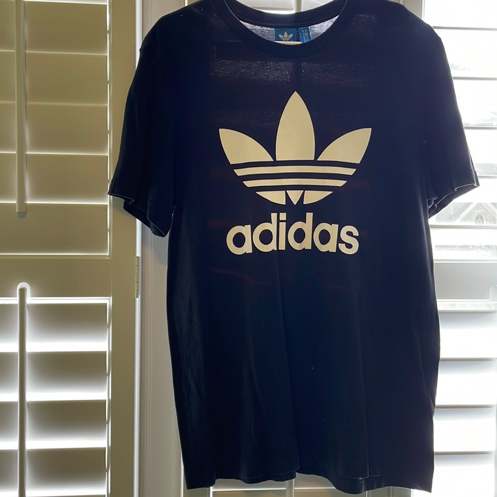 Black Adidas Logo Tee